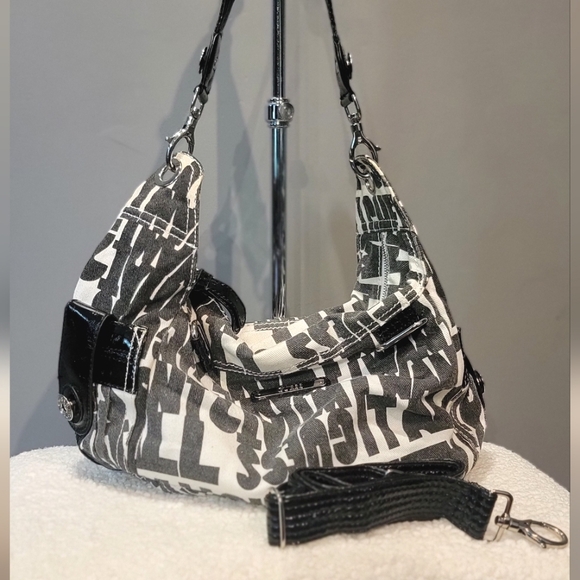 Guess Handbags - Guess Y2K Canvas 2 way Bag